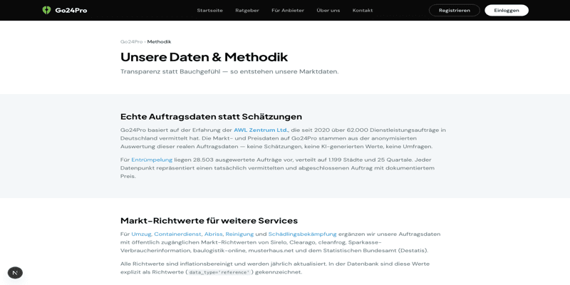 Wie wir messen